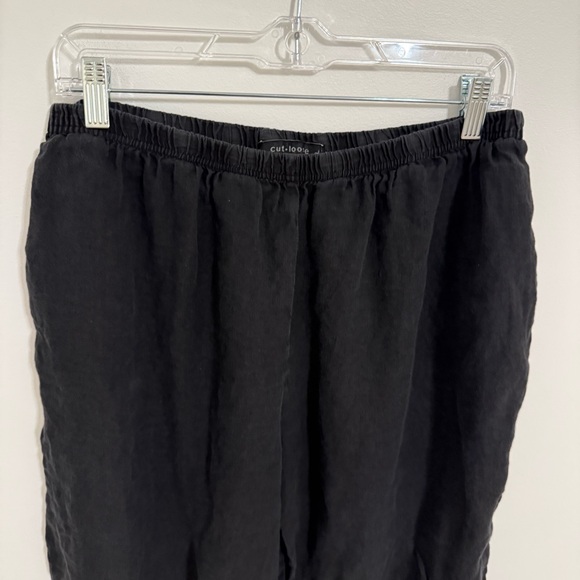 Cut Loose Pull On Linen Lagenlook Minimalist Pants Size Large Pockets - Picture 2 of 5